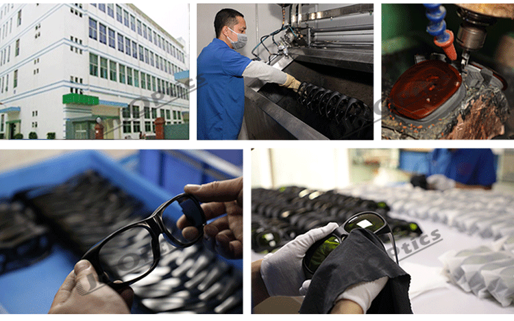 T&eacute;cnica de fabricaci&oacute;n de gafas de seguridad l&aacute;ser